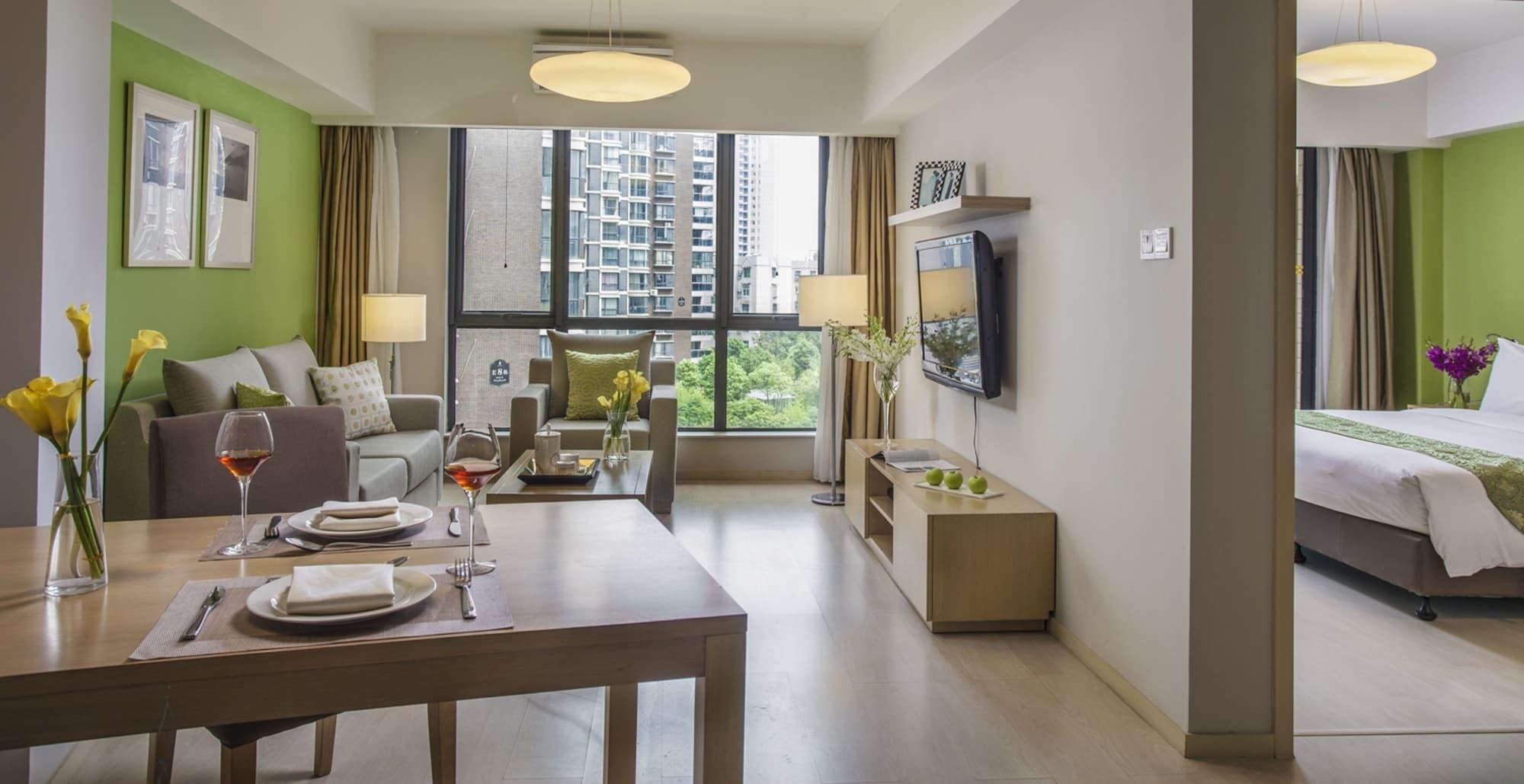 Citadines Zhuankou Wuhan Exteriör bild